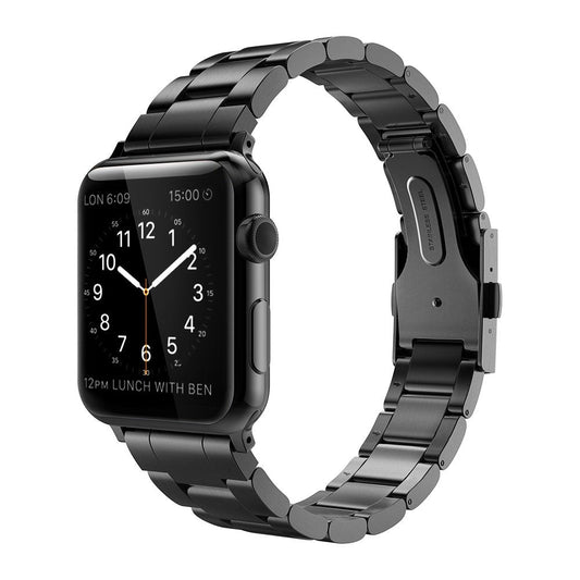 JMT-769565 Three Beads Stainless Steel Strap for Apple Watch Series 1/2