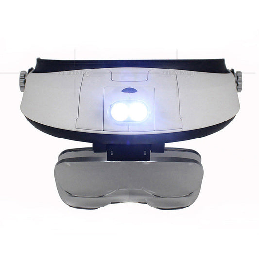 JMT-720989 Headband Magnifier with Adjustable LED Light and Interchangeable Lenses