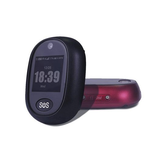 JMT-589917 4G LTE GPS Tracker with Health Management, Waterproof IP67, Pill Reminder, and HD Screen