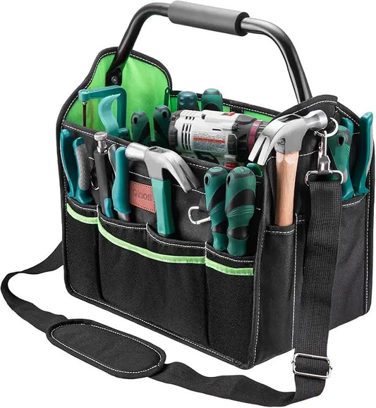 JMT-391178 Custom Multi-Pocket Open Top Tool Storage Organizer Bag in Nylon