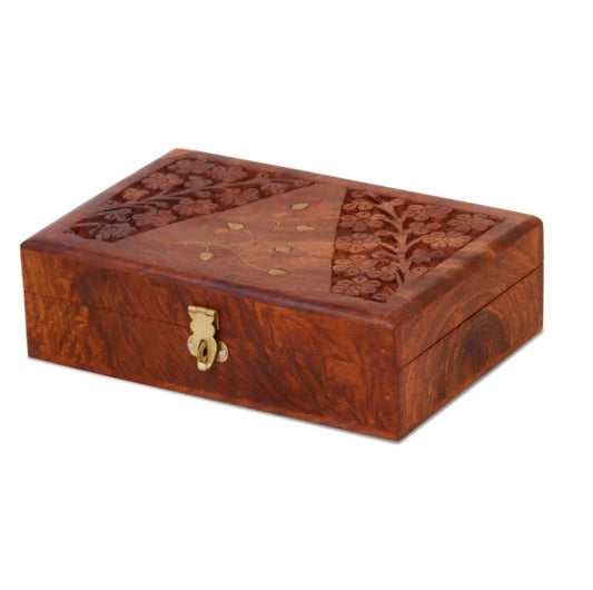 JMT-824010 Wooden Multipurpose Storage Organizer Box for Home, Kitchen, and Office