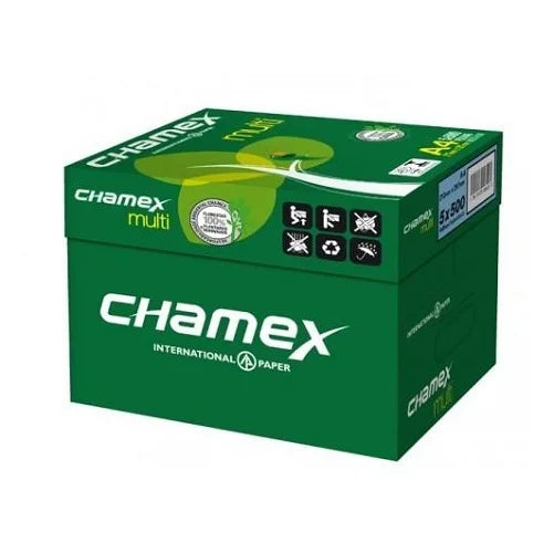 JMT-636106 Chamex A4 Copy Paper - Available in 80GSM, 75GSM & 70GSM, 500 Sheets Per Ream