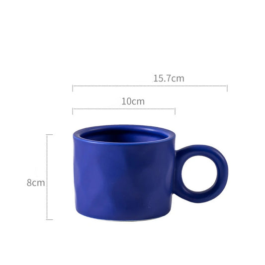 JMT-356746 Large Capacity Ceramic Coffee Mug with Handle - 450ml for Coffee, Tea and Beverages