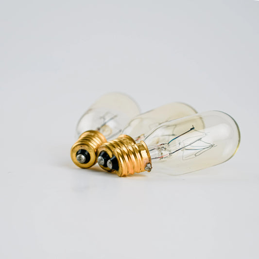 JMT-566538 Clear Small Lighting Bulb T20 T22 T25 T28 E10 E12 E14 B22 E27 5W to 40W Options