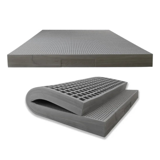 JMT-819402 Luxury Queen Size Memory Foam Mattress with Natural Latex - Titan Grey