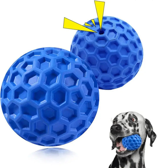 JMT-692618 Durable Interactive Waterproof Dog Chew Toy with Squeaker and Teeth Cleaning Features for Heavy Chewers
