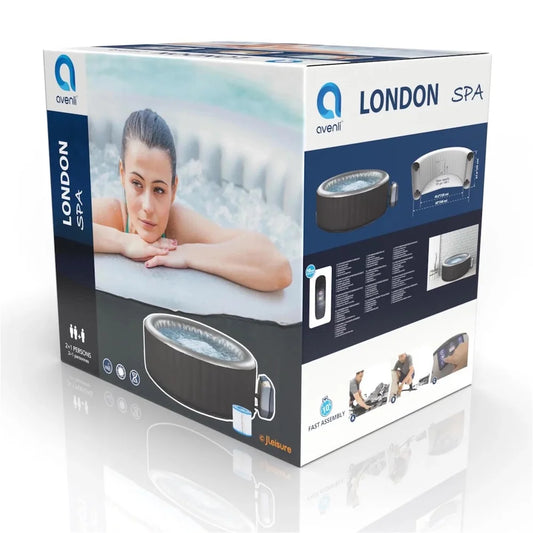 JMT-306186 Inflatable Outdoor Spa Pool and Swim Spa, 165cm x 70cm Inflatable Hot Tub