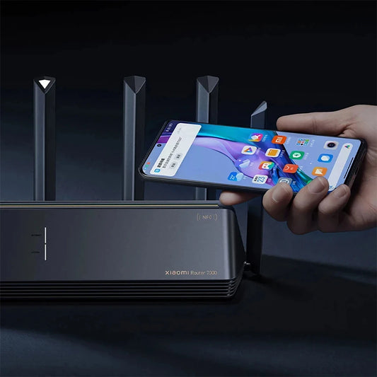 JMT-229514 Mi Router BE7000 WiFi 7 Mesh Router with 1GB Ethernet Ports and VPN Signal Amplifier