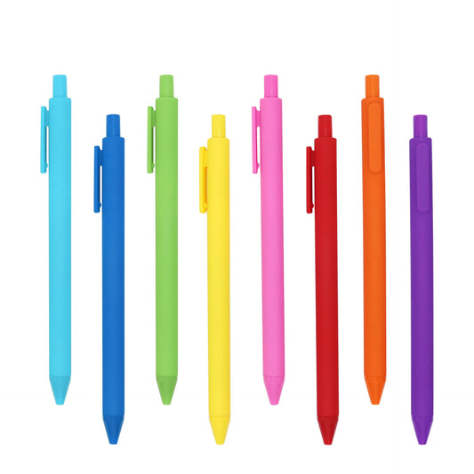 JMT-167626 Soft Touch Rubber Coated Ballpoint Pens with Custom Logo Printing