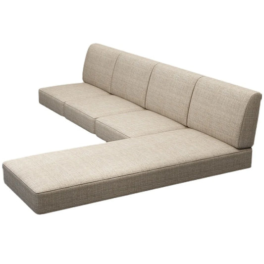 JMT-078986 Waterproof Outdoor Patio Bench and Chair Cushions with Lumbar Support and Square Seat Covers