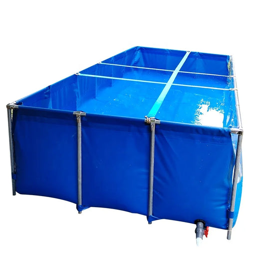 JMT-961546 Foldable Outdoor Rectangular Pool with Aeration System for Shrimp and Koi养殖