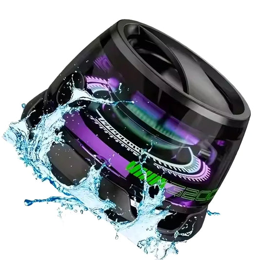 JMT-839370 Portable Mini Bluetooth Speakers with RGB LED Lighting, 3W Bass Sound, and Compact Design