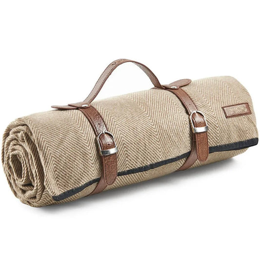 JMT-944458 Foldable Waterproof Travel Picnic Blanket Mat - Custom Linen Canvas Design