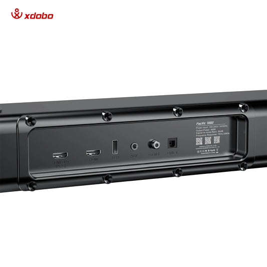 JMT-601610 500W Wireless Bluetooth Soundbar with Subwoofer and Multiple Connections for Home Audio System