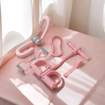 JMT-829642 5-Piece Yoga Kit for Enhanced Flexibility and Balance in Home Fitness Training