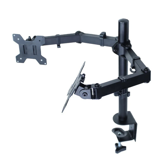 JMT-864778 Floor Mount Laptop Stand with VESA 100mm Compatibility for Monitors 14"-32"