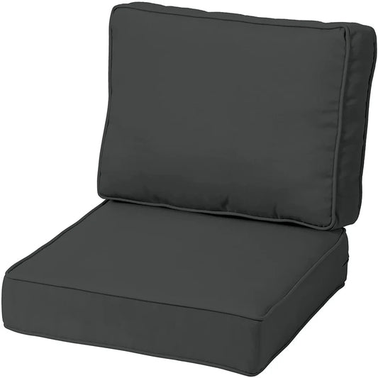 JMT-473354 Medium Outdoor Patio Cushion Set for Chairs and Bathtubs - Versatile Lumbar and Seat Comfort