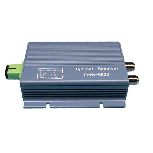 JMT-160650 High Level 100dBuV Optical Receiver OR23B for CATV FTTH - Dual Output, 1550nm SC Connector