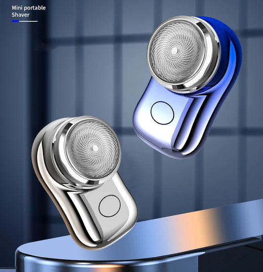 JMT-567306 Compact Waterproof Mini Electric Razor for Travel - Rechargeable Pocket Shaver