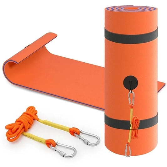 JMT-995466 Floating Water Foam Mat for Lakes and Pools - Recreational Water Rafting and Relaxation