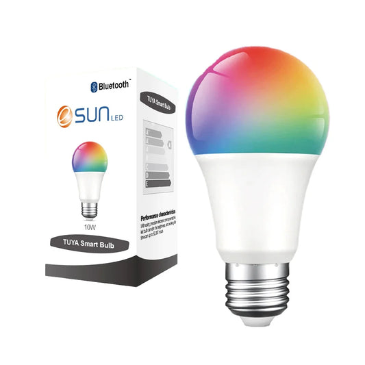 JMT-811722 Smart RGBW LED Light Bulb E27 E26 B22 - Multi-Colour 10W Bluetooth Compatible with Smart Life App