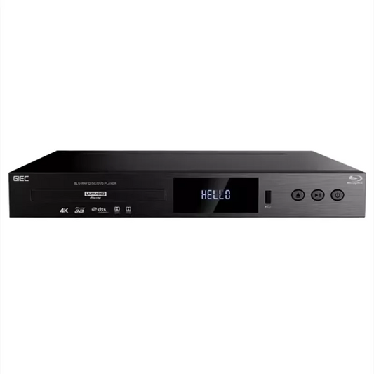 JMT-060874 Ultra HD 4K Blu-Ray and DVD Player with Digital Hard Disk Decoding Functionality