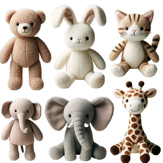 JMT-179658 Cute Soft Plush Animal Toys for Babies - Modern Design for Comfort and Play