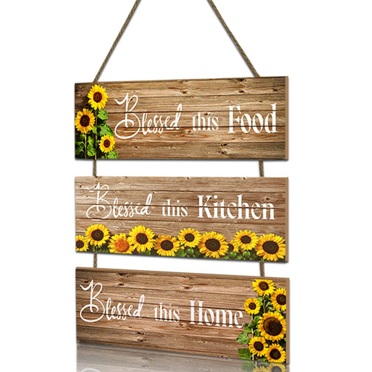 JMT-318986 Farmhouse Wooden Wall Art for Kitchen and Dining Room Decor