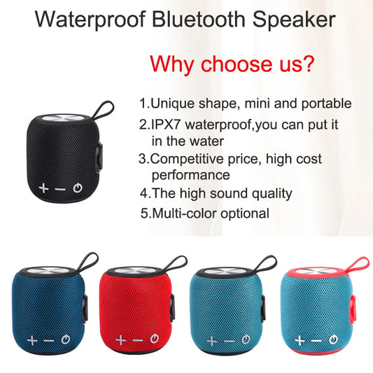 JMT-281994 FM190 Outdoor Bluetooth Speaker – Portable Hi-Fi Surround Stereo Sound System for Mobile Devices