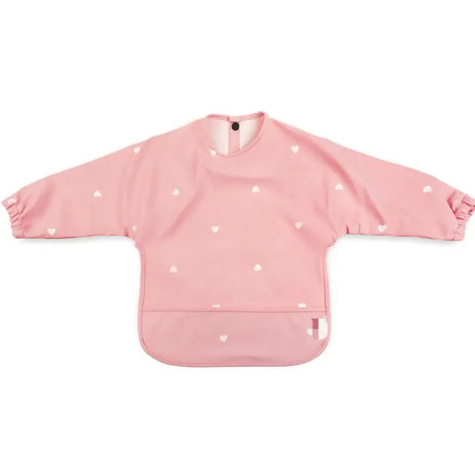 JMT-758218 SS24 Customized Leak Proof Washable Waterproof Feeding Baby Bib PU Big Pocket Polyester