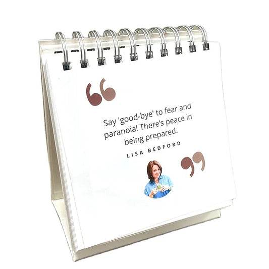 JMT-050890 Custom Printed Mini Daily Desk Calendar – 365 Tear-Off Pages for Office Use