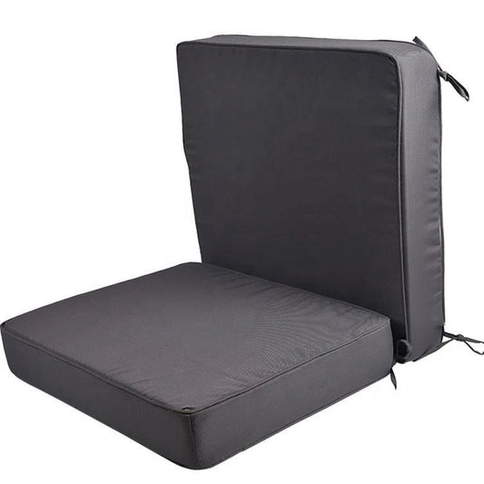 JMT-112906 Thick Waterproof Reclining Chair Cushion for Outdoor Use