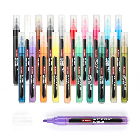 JMT-998858 Custom Logo Large Capacity Water-based Acrylic Paint Marker Set for Student Drawing