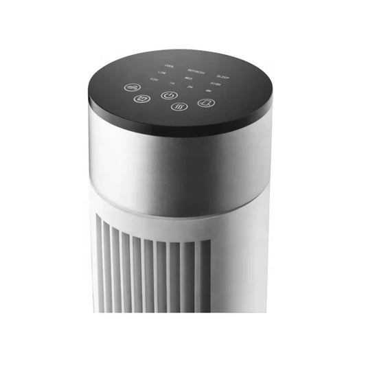 JMT-445514 39 Inch Touch Screen Bladeless Oscillating Air Cooler Tower Fan with Remote Control and Timer Function