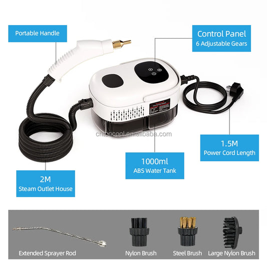 JMT-973194 Handheld Steam Vacuum Cleaner for Kitchen Cleaning - 2024 Model