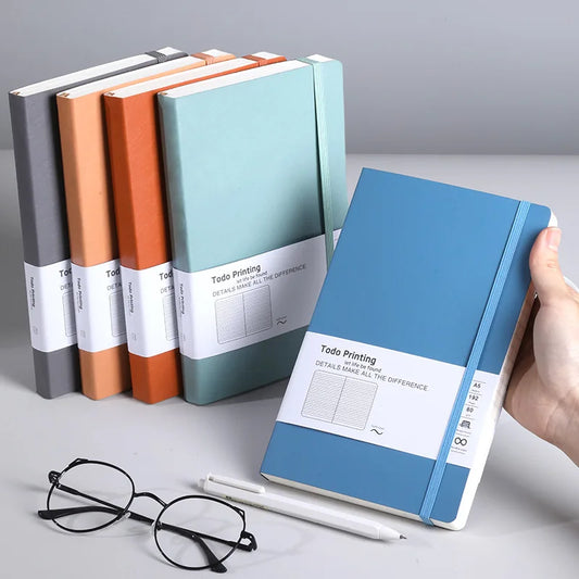 JMT-796810 A5 Hardcover PU Leather Daily Planner Journal Notebook