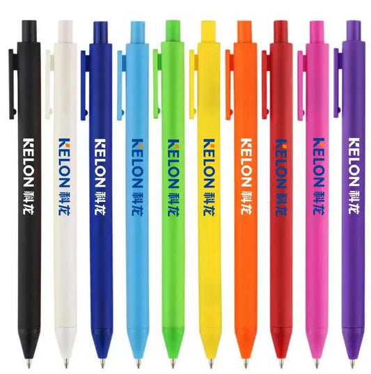 JMT-167626 Soft Touch Rubber Coated Ballpoint Pens with Custom Logo Printing