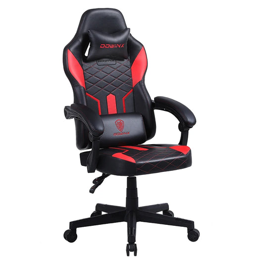 JMT-518538 Ergonomic Gaming Chair with PU Leather Upholstery and Height Adjustable Features