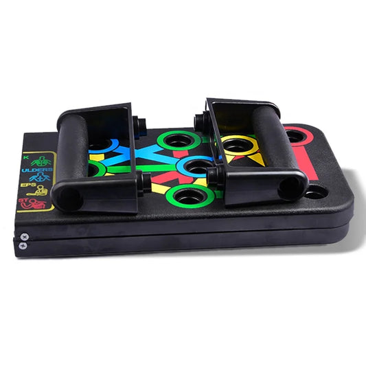 JMT-129162 Multifunctional Foldable Push Up Board with 14-in-1 Exercise Features for Home Gym Fitness