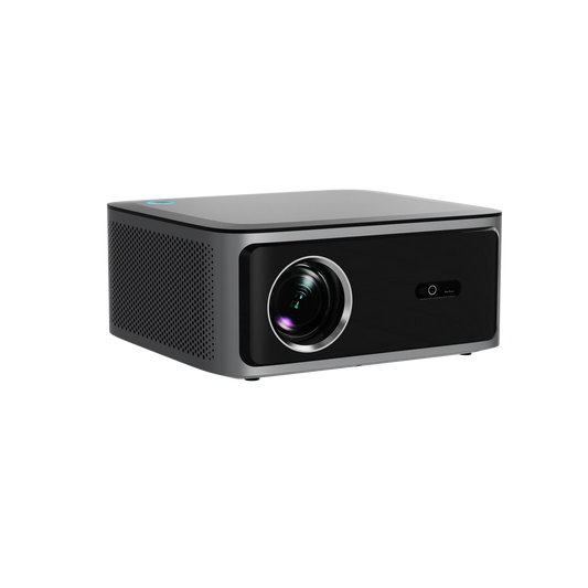 JMT-046218 1080P Wi-Fi Home Projector with Android OS, Auto Keystone, and Built-in Speaker, 40-200 Inch Projection Size