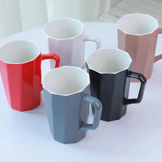 JMT-748810 Modern Simple Ceramic Coffee Mug for Home and Office Use - Nordic Design