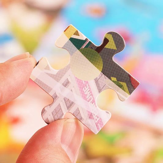 JMT-951242 30-Piece Wooden Jigsaw Puzzle for Toddlers - Educational Montessori Animal Game for Kids