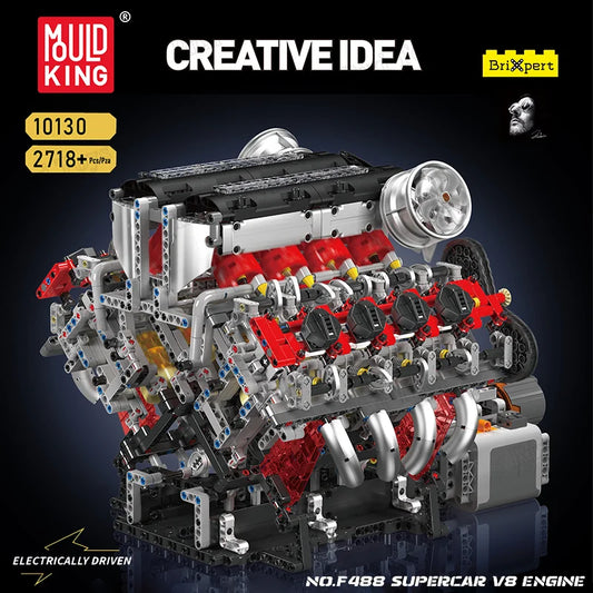 JMT-121162 V8 Engine Creative Building Set with 2718 Pieces for Kids - Remote Control Model