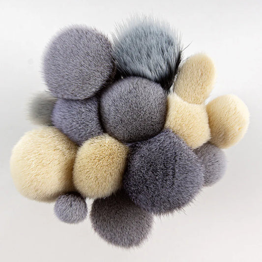 JMT-910794 30-Piece Synthetic Hair Makeup Brush Set for Powder and Foundation Application