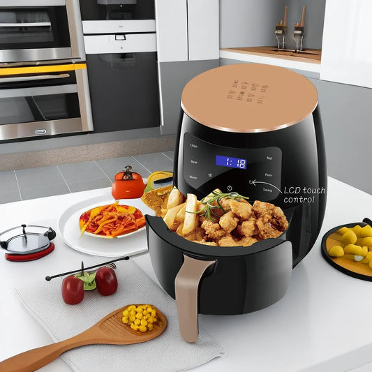 JMT-464714 6L Intelligent Electric Air Fryer - Oil-Free Cooking Appliance for Healthy Meals