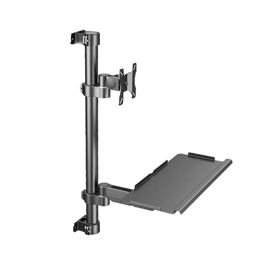 JMT-700938 Aluminium Portable Monitor and Laptop Stand with 90-Degree Tilt for 27-Inch Screens