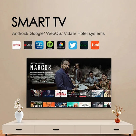 JMT-632906 Frameless 4K UHD Smart LED TV - Available in 32, 40, 43, 49, 55 Inch Sizes