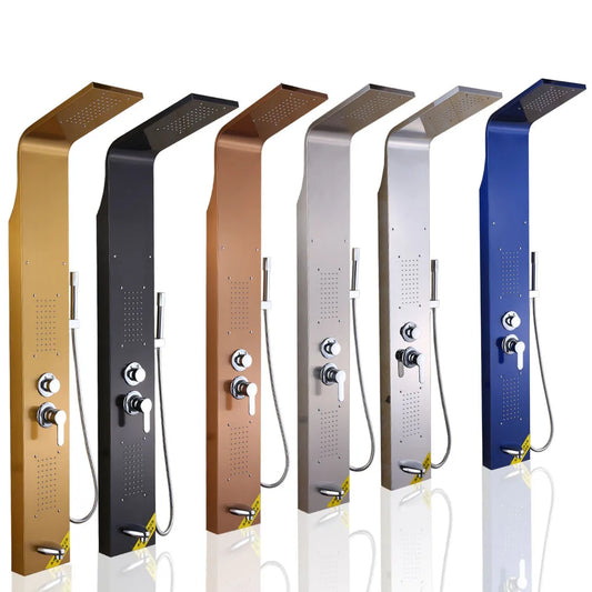 JMT-826378 304 Stainless Steel Multifunctional Shower Head with Soft Spray Pattern