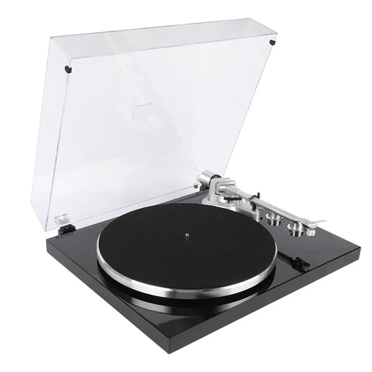 JMT-603082 Fully Automatic Wooden Vinyl Record Player with Nostalgic Mechanical Design