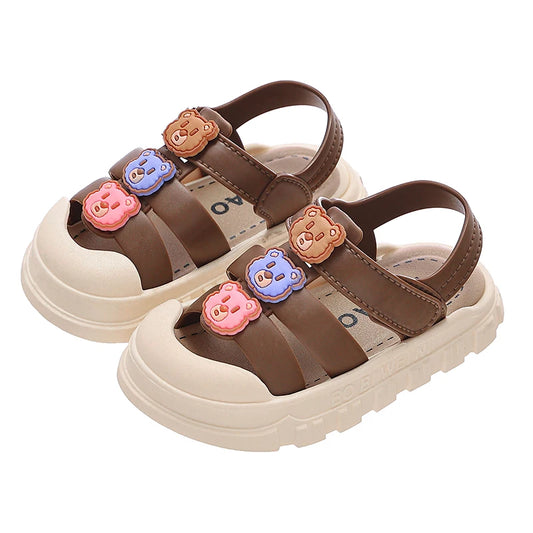 JMT-381642 Comfortable Design New Cute Kids' Sandals Summer Soft Sole Slippers Lightweight Fashion Flat Casual Sandals